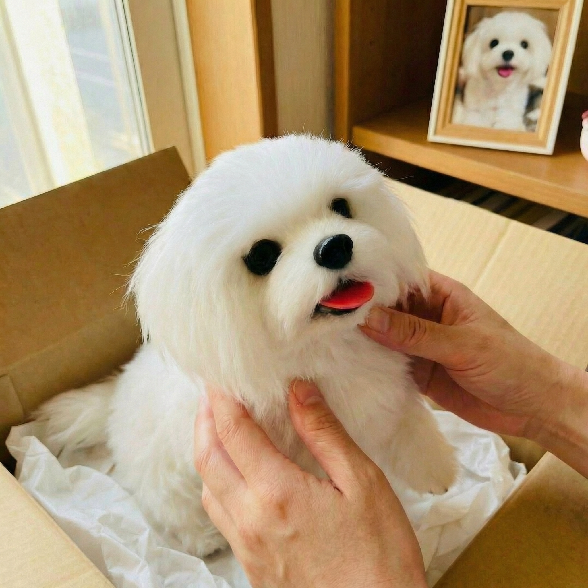 細部の縫製風景